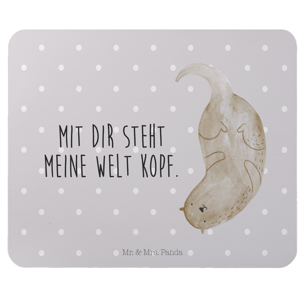 Mauspad Otter kopfüber Mousepad, Computer zubehör, Büroausstattung, PC Zubehör, Arbeitszimmer, Mauspad, Einzigartiges Mauspad, Designer Mauspad, Otter, Fischotter, Seeotter, Otter Seeotter See Otter