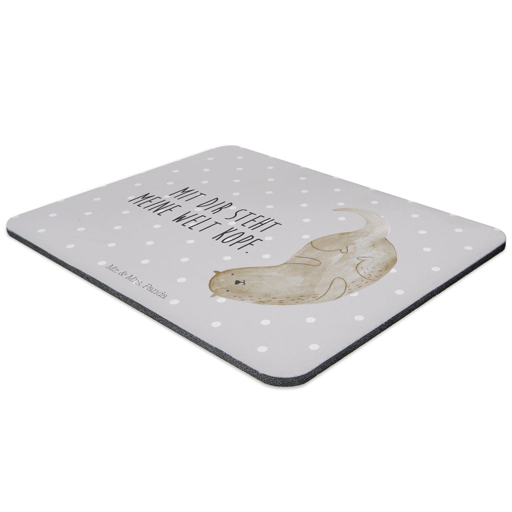 Mauspad Otter kopfüber Mousepad, Computer zubehör, Büroausstattung, PC Zubehör, Arbeitszimmer, Mauspad, Einzigartiges Mauspad, Designer Mauspad, Otter, Fischotter, Seeotter, Otter Seeotter See Otter