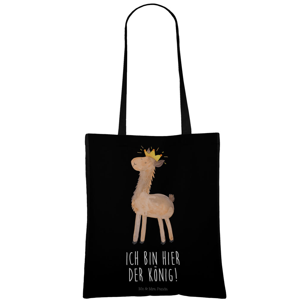 Tragetasche Lama König Beuteltasche, Beutel, Einkaufstasche, Jutebeutel, Stoffbeutel, Lama, Alpaka, Lamas, König, Königin, Freundin, Mama, Papa, Büro Kollege, Kollegin, Chef, Vorgesetzter, Abi, Abitur
