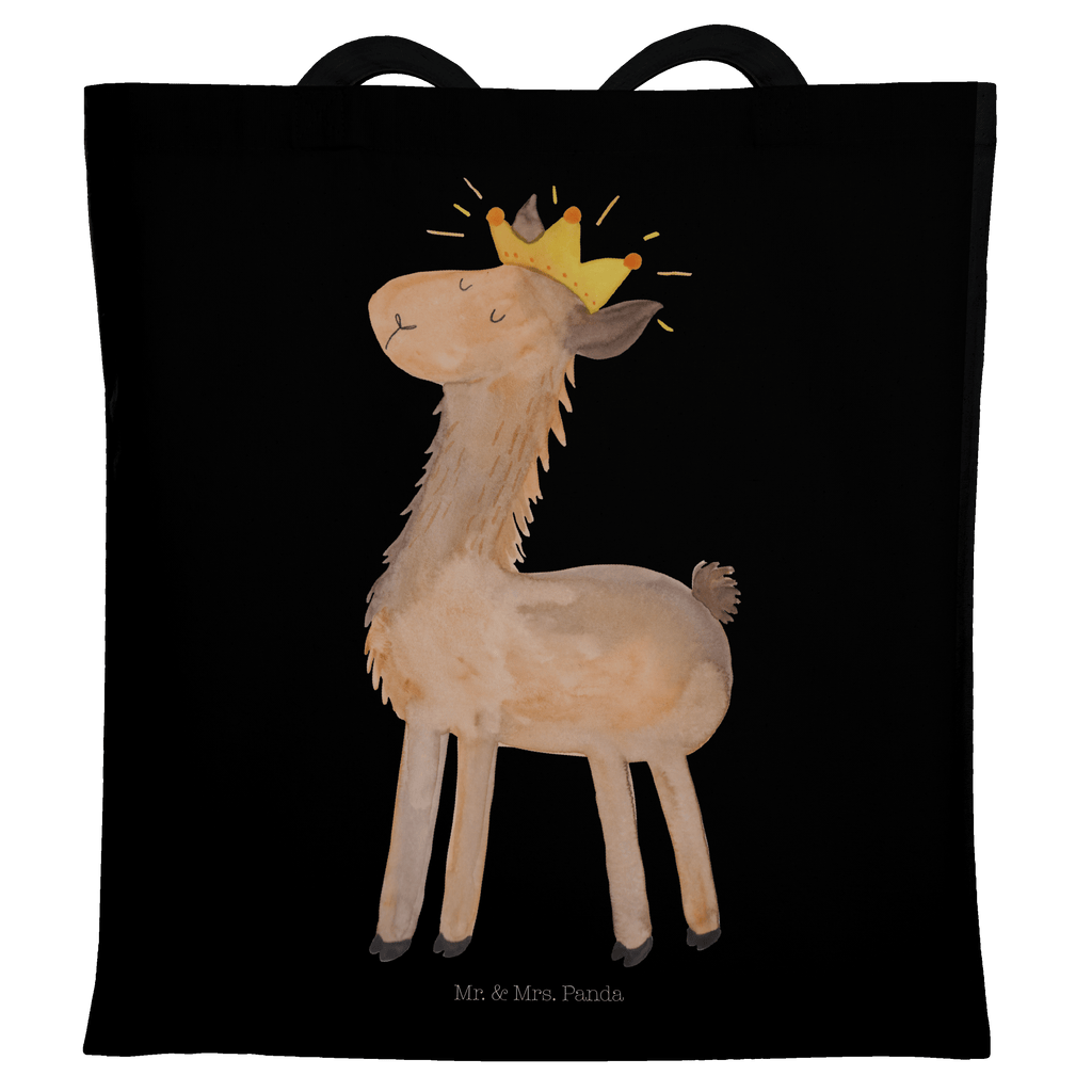Tragetasche Lama König Beuteltasche, Beutel, Einkaufstasche, Jutebeutel, Stoffbeutel, Lama, Alpaka, Lamas, König, Königin, Freundin, Mama, Papa, Büro Kollege, Kollegin, Chef, Vorgesetzter, Abi, Abitur