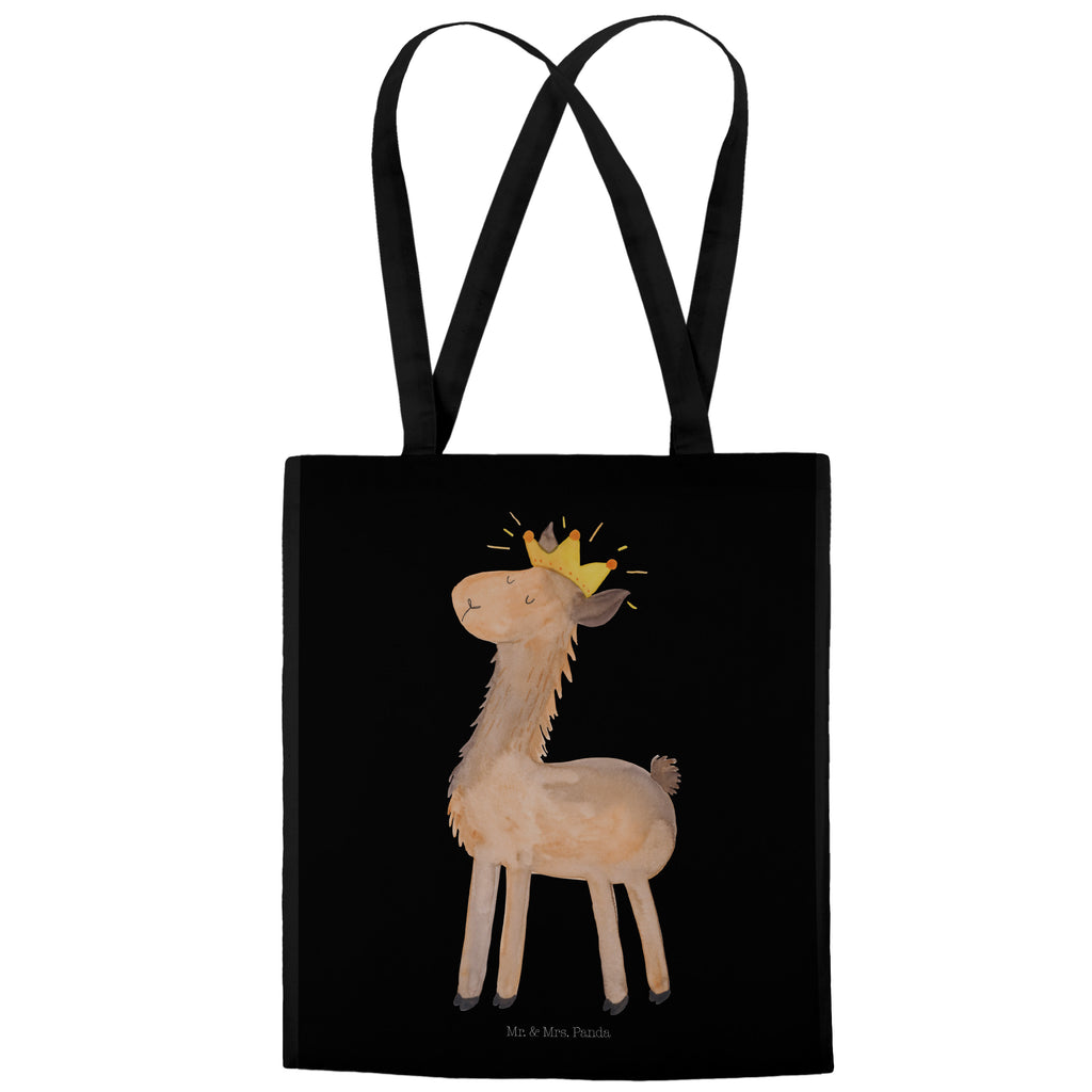 Tragetasche Lama König Beuteltasche, Beutel, Einkaufstasche, Jutebeutel, Stoffbeutel, Lama, Alpaka, Lamas, König, Königin, Freundin, Mama, Papa, Büro Kollege, Kollegin, Chef, Vorgesetzter, Abi, Abitur