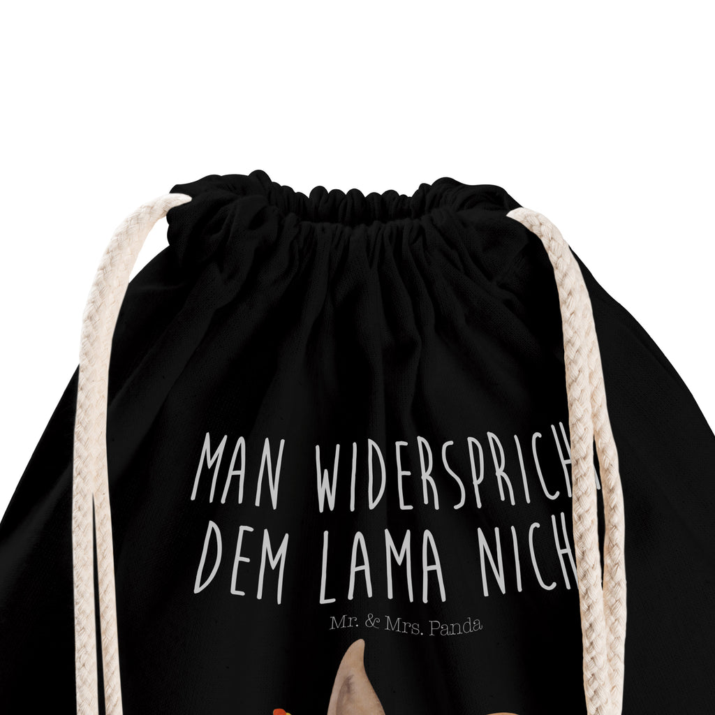 Sportbeutel Lamakopf König Turnbeutel, Beutel, Sporttasche, Tasche, Stoffbeutel, Lama, Alpaka, Lamas, König, Königin, Freundin, Mama, Papa, Büro Kollege, Kollegin, Chef, Vorgesetzter, Abi, Abitur