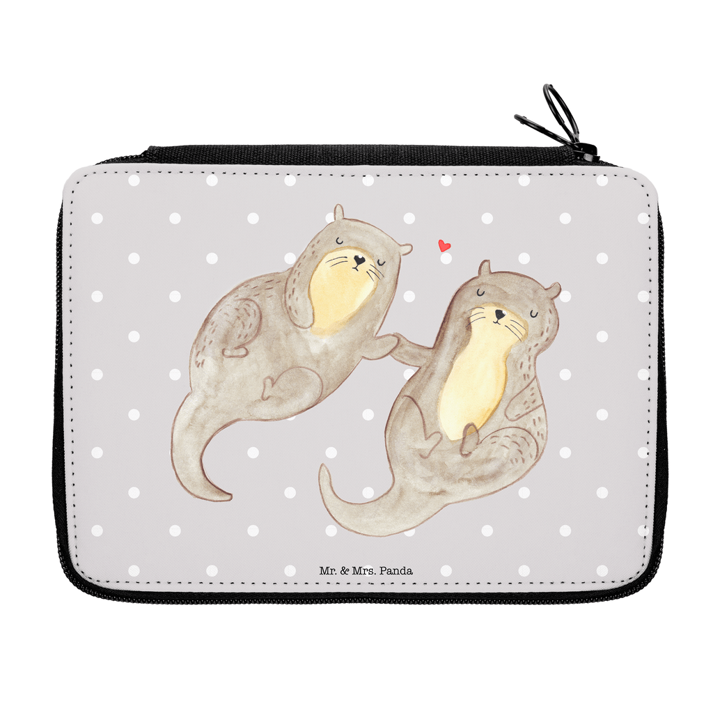 Federmappe Otter händchenhaltend Federmappe, Stiftetasche, Stifte Etui, Schule, Einschulung, Geschenk, Kind, Schüler, Schülerin, Stifterolle, Federmäppchen, Motiv, Grundschule, Federmäppchen bedruckt, Büro Stifte Etui, Bestückte Federmappe, Kinder Federmappe, Federmappe Einschulung, Otter, Fischotter, Seeotter, Otter Seeotter See Otter
