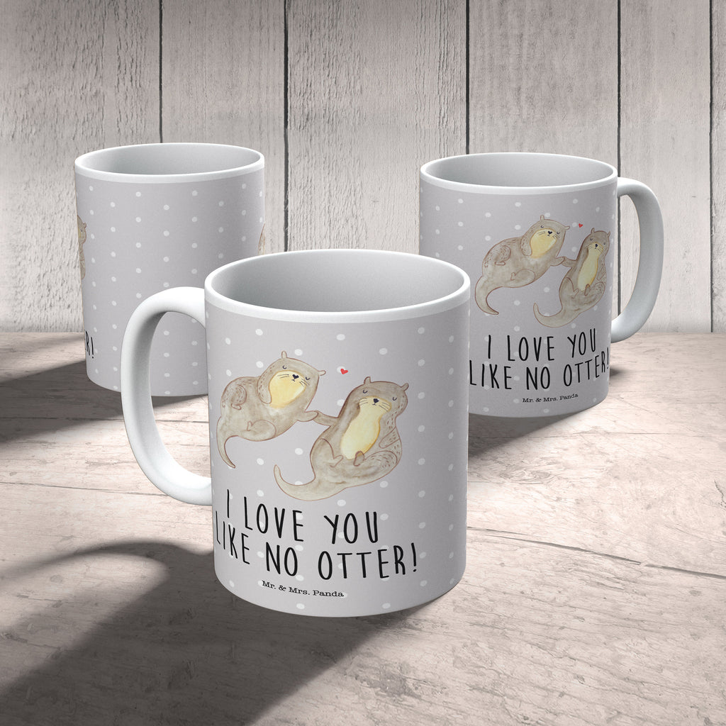 Kindertasse Otter händchenhaltend Kunststoff Tasse, Kindergarten, Tasse, Trinkbecher, Camping Becher, Kaffeetasse, Kunststoffbecher, Kindergartenbecher, Outdoorgeschirr, Kunststoffgeschirr, Reisebecher, Reisetasse, Kinderbecher, Otter, Fischotter, Seeotter, Otter Seeotter See Otter