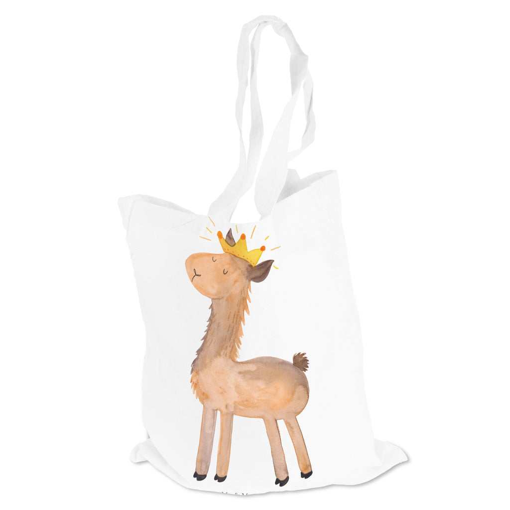 Tragetasche Lama König Beuteltasche, Beutel, Einkaufstasche, Jutebeutel, Stoffbeutel, Lama, Alpaka, Lamas, König, Königin, Freundin, Mama, Papa, Büro Kollege, Kollegin, Chef, Vorgesetzter, Abi, Abitur