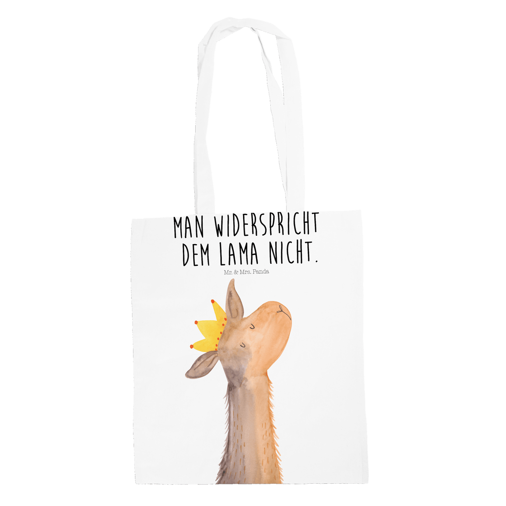 Tragetasche Lamakopf König Beuteltasche, Beutel, Einkaufstasche, Jutebeutel, Stoffbeutel, Lama, Alpaka, Lamas, König, Königin, Freundin, Mama, Papa, Büro Kollege, Kollegin, Chef, Vorgesetzter, Abi, Abitur