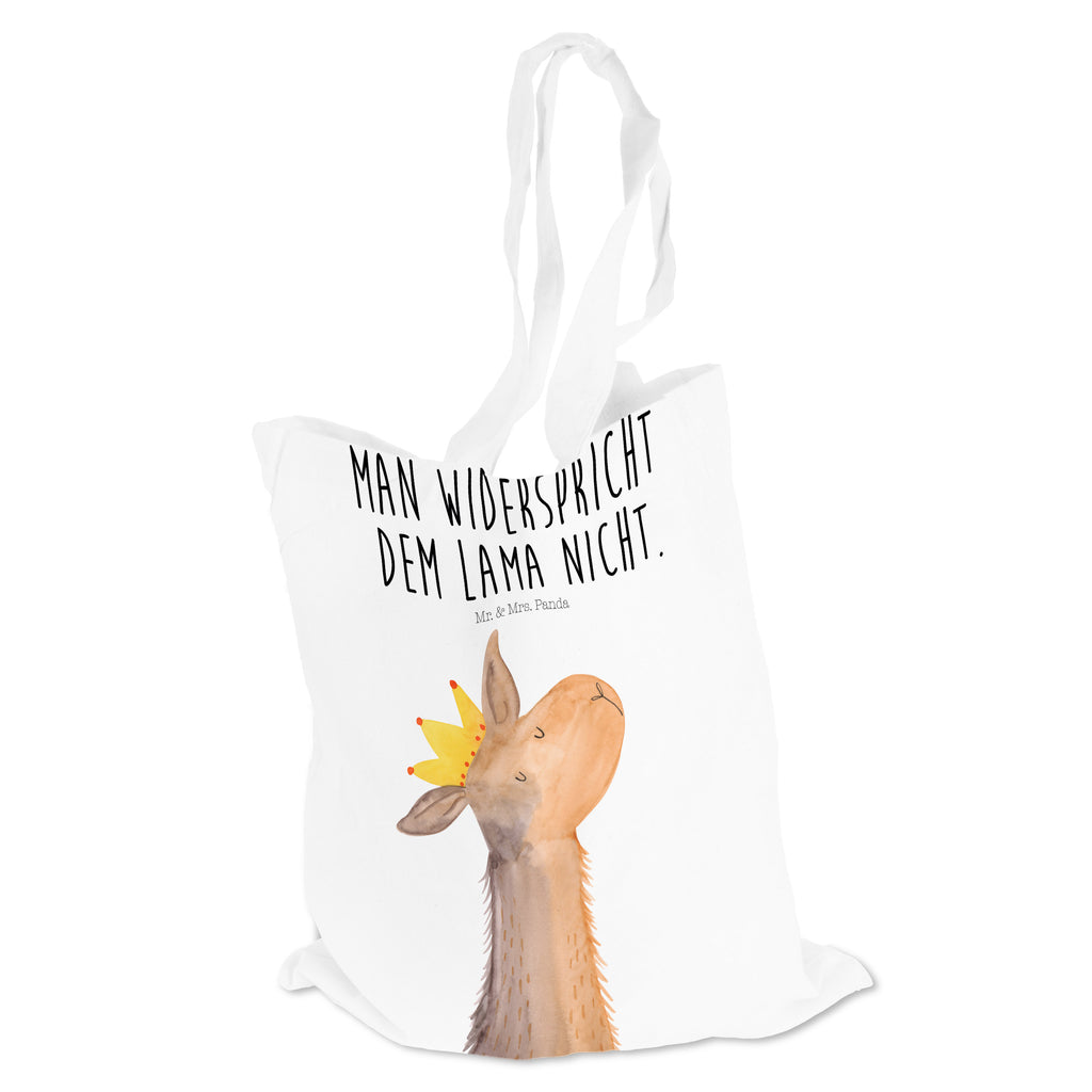 Tragetasche Lamakopf König Beuteltasche, Beutel, Einkaufstasche, Jutebeutel, Stoffbeutel, Lama, Alpaka, Lamas, König, Königin, Freundin, Mama, Papa, Büro Kollege, Kollegin, Chef, Vorgesetzter, Abi, Abitur