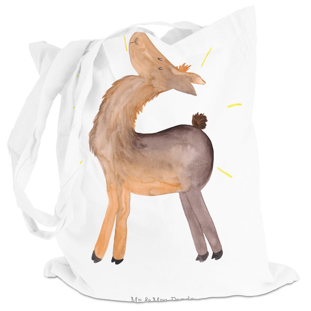 Tragetasche Lama stolz Beuteltasche, Beutel, Einkaufstasche, Jutebeutel, Stoffbeutel, Lama, Alpaka, Lamas, Außenseiter, Anders, Neustart, stolz, Hippie, Freundin, Freundinnen, beste Freundin, Kumpel, Familie, Family