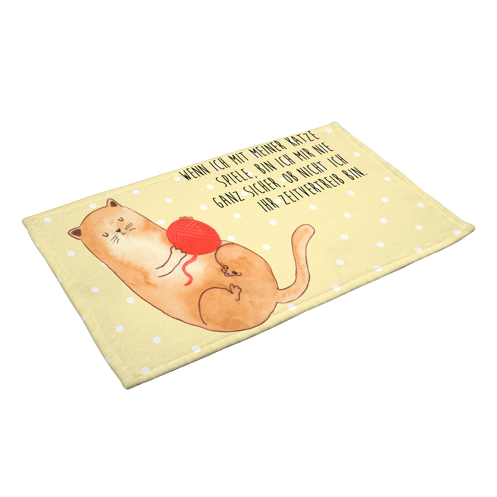 Gäste Handtuch Katzen Wollknäul Gästetuch, Reisehandtuch, Sport Handtuch, Frottier, Kinder Handtuch, Katze, Katzenmotiv, Katzenfan, Katzendeko, Katzenfreund, Katzenliebhaber, Katzenprodukte, Katzenartikel, Katzenaccessoires, Katzensouvenirs, Katzenliebhaberprodukte, Katzenmotive, Katzen, Kater, Mietze, Cat, Cats, Katzenhalter, Katzenbesitzerin, Haustier, Wollknäuel, Wolle, Spielen, Spiel, verspielt