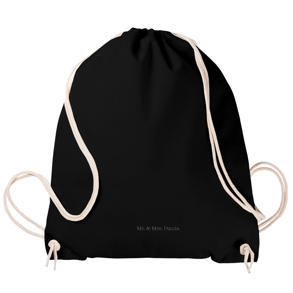 Sportbeutel Lama springend Turnbeutel, Beutel, Sporttasche, Tasche, Stoffbeutel, Lama, Alpaka, Lamas, Lieblingstag, Happy day, fröhlich, Glück, Freundin, Liebeskummer, Neustart, guten Morgen, Start, Prüfung, Abitur