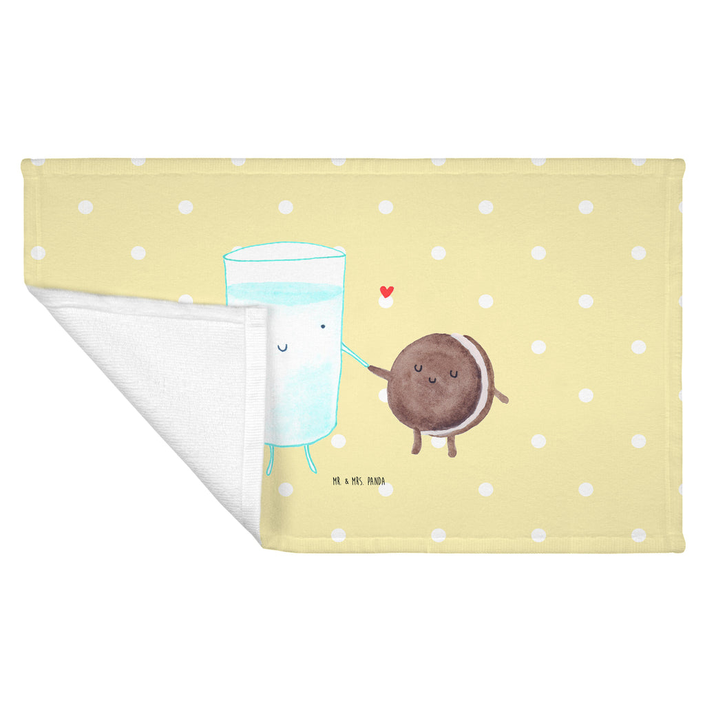 50 x 100 Handtuch Milch & Keks Handtuch, Badehandtuch, Badezimmer, Handtücher, groß, Kinder, Baby, Tiermotive, Gute Laune, lustige Sprüche, Tiere, Milk, Cookie, Milch, Keks, Kekse, Kaffee, Einladung Frühstück, Motiv süß, romantisch, perfektes Paar