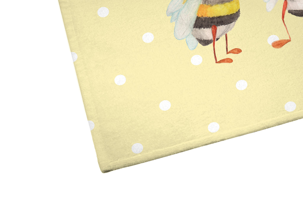 50 x 100 Handtuch Hummeln mit Kleeblatt Handtuch, Badehandtuch, Badezimmer, Handtücher, groß, Kinder, Baby, Tiermotive, Gute Laune, lustige Sprüche, Tiere, Hummel, Biene, Spruch positiv, Biene Deko, Spruch schön, glücklich sein, glücklich werden, Spruch fröhlich