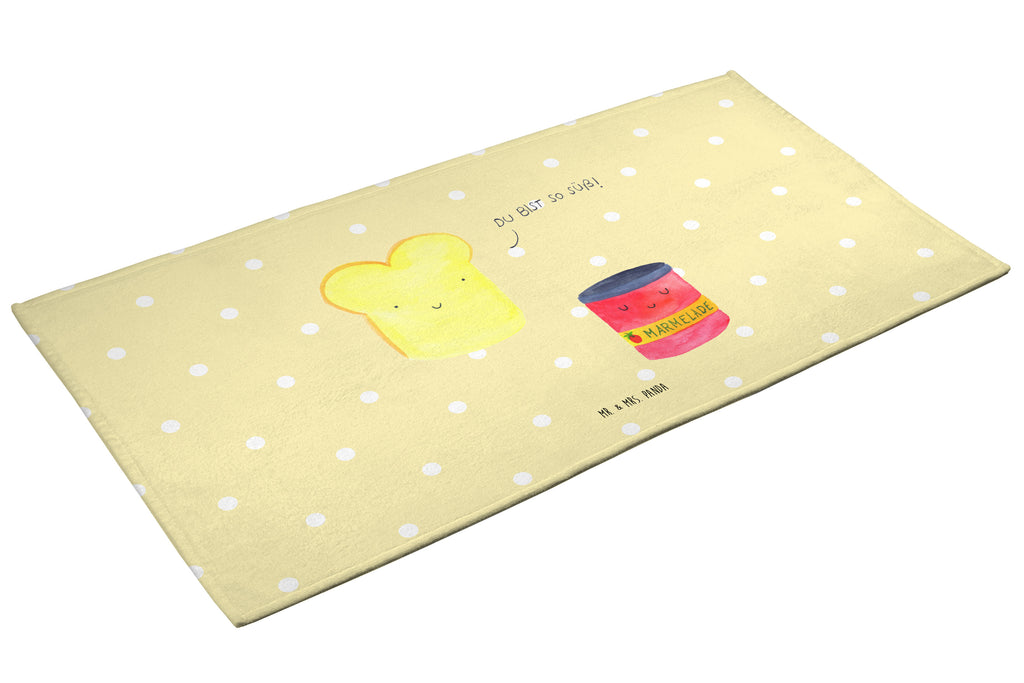 50 x 100 Handtuch Toast & Marmelade Handtuch, Badehandtuch, Badezimmer, Handtücher, groß, Kinder, Baby, Tiermotive, Gute Laune, lustige Sprüche, Tiere, Toast, Marmelade, Dreamteam, süße Postkarte, süß, Küche Deko, Küche Spruch, Frühstück Einladung, Brot, Toastbrot