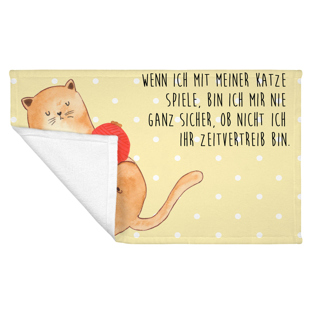 Gäste Handtuch Katzen Wollknäul Gästetuch, Reisehandtuch, Sport Handtuch, Frottier, Kinder Handtuch, Katze, Katzenmotiv, Katzenfan, Katzendeko, Katzenfreund, Katzenliebhaber, Katzenprodukte, Katzenartikel, Katzenaccessoires, Katzensouvenirs, Katzenliebhaberprodukte, Katzenmotive, Katzen, Kater, Mietze, Cat, Cats, Katzenhalter, Katzenbesitzerin, Haustier, Wollknäuel, Wolle, Spielen, Spiel, verspielt