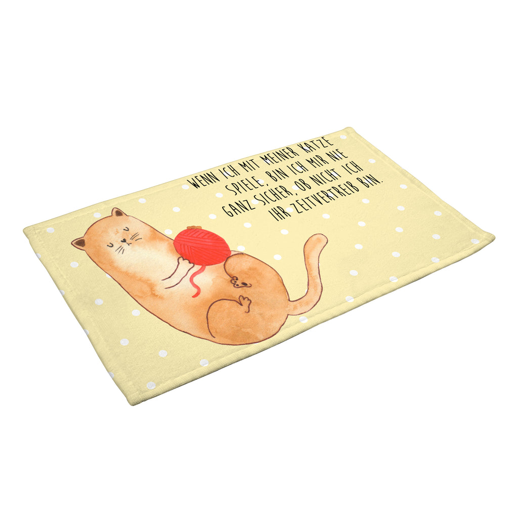 Gäste Handtuch Katzen Wollknäul Gästetuch, Reisehandtuch, Sport Handtuch, Frottier, Kinder Handtuch, Katze, Katzenmotiv, Katzenfan, Katzendeko, Katzenfreund, Katzenliebhaber, Katzenprodukte, Katzenartikel, Katzenaccessoires, Katzensouvenirs, Katzenliebhaberprodukte, Katzenmotive, Katzen, Kater, Mietze, Cat, Cats, Katzenhalter, Katzenbesitzerin, Haustier, Wollknäuel, Wolle, Spielen, Spiel, verspielt