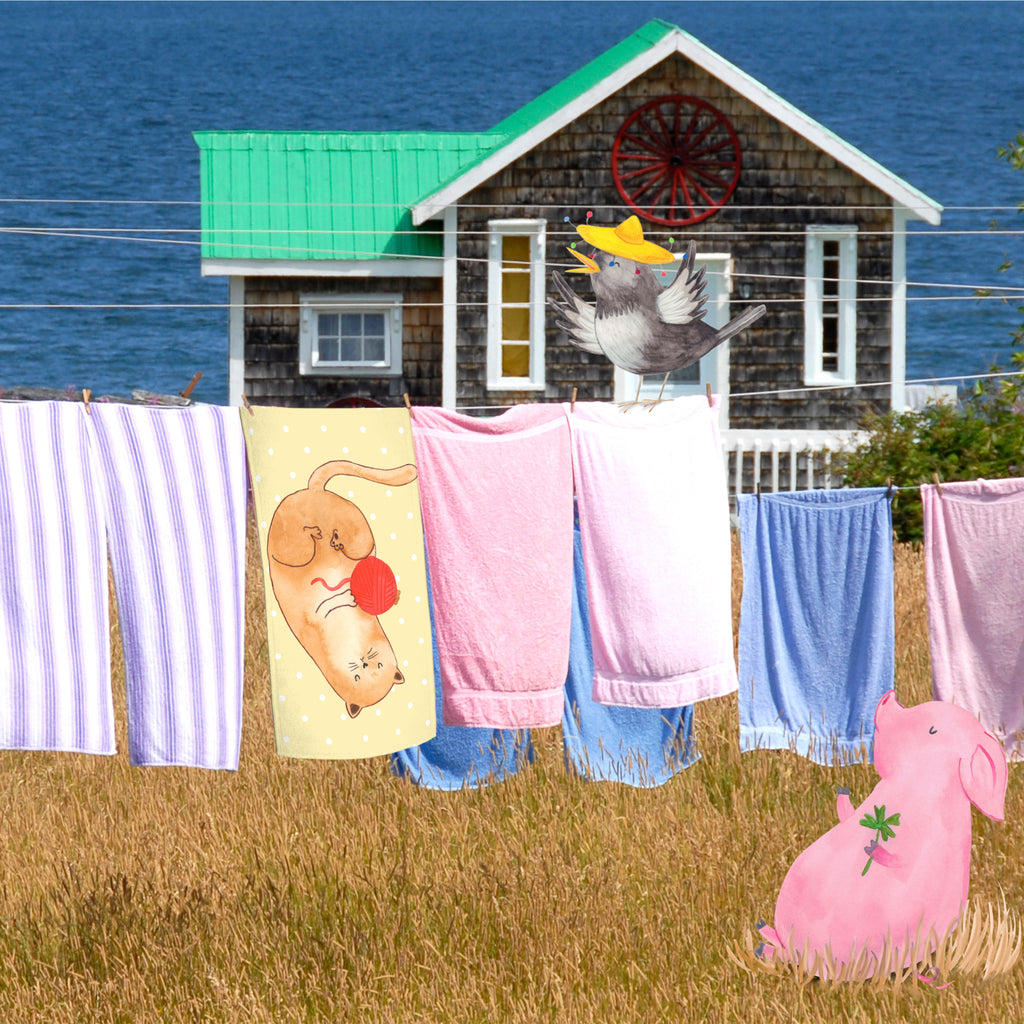 Gäste Handtuch Katzen Wollknäul Gästetuch, Reisehandtuch, Sport Handtuch, Frottier, Kinder Handtuch, Katze, Katzenmotiv, Katzenfan, Katzendeko, Katzenfreund, Katzenliebhaber, Katzenprodukte, Katzenartikel, Katzenaccessoires, Katzensouvenirs, Katzenliebhaberprodukte, Katzenmotive, Katzen, Kater, Mietze, Cat, Cats, Katzenhalter, Katzenbesitzerin, Haustier, Wollknäuel, Wolle, Spielen, Spiel, verspielt