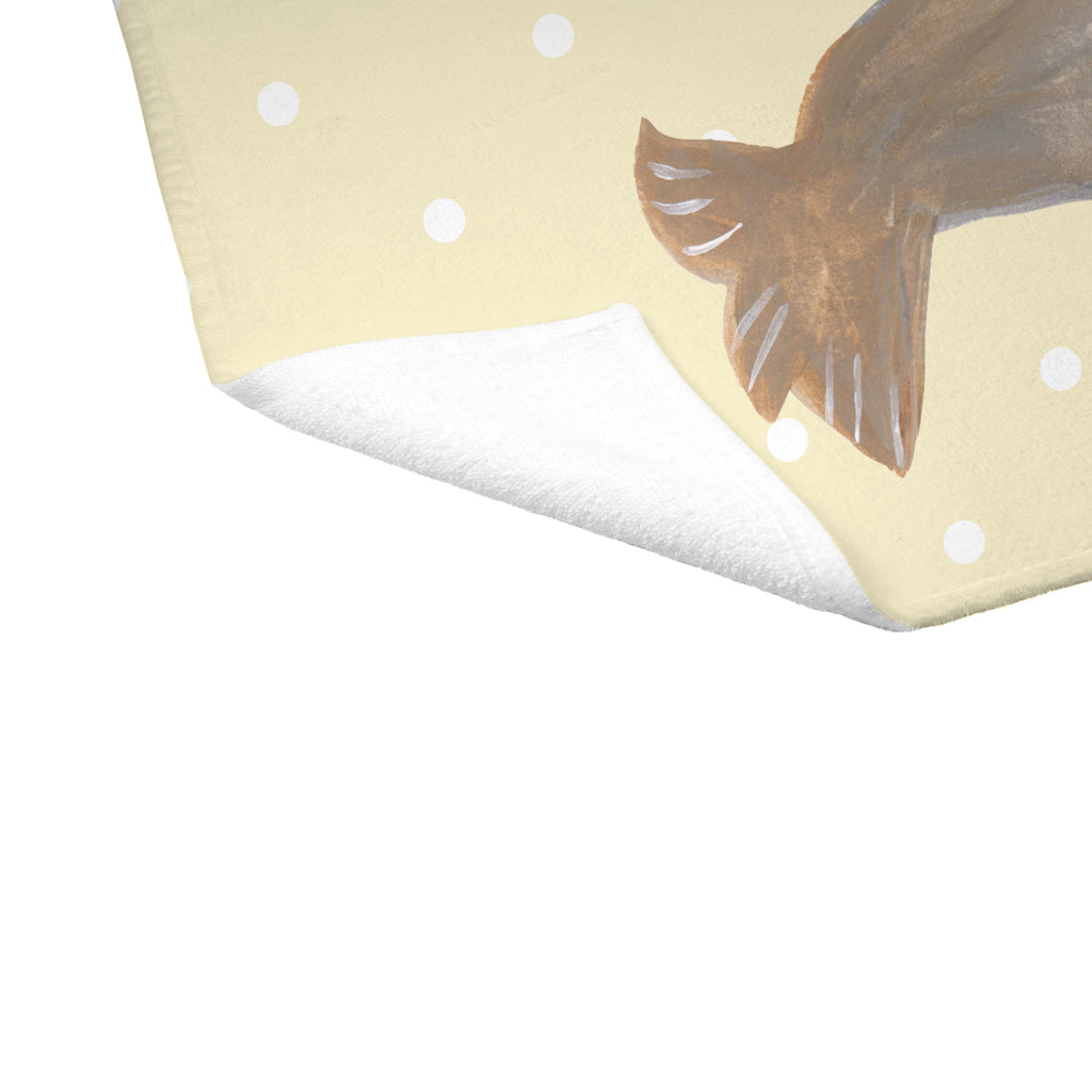 Gäste Handtuch Robbe lachend Gästetuch, Reisehandtuch, Sport Handtuch, Frottier, Kinder Handtuch, Tiermotive, Gute Laune, lustige Sprüche, Tiere, Robbe, Robben, Seehund, Strand, Meerestier, Ostsee, Nordsee