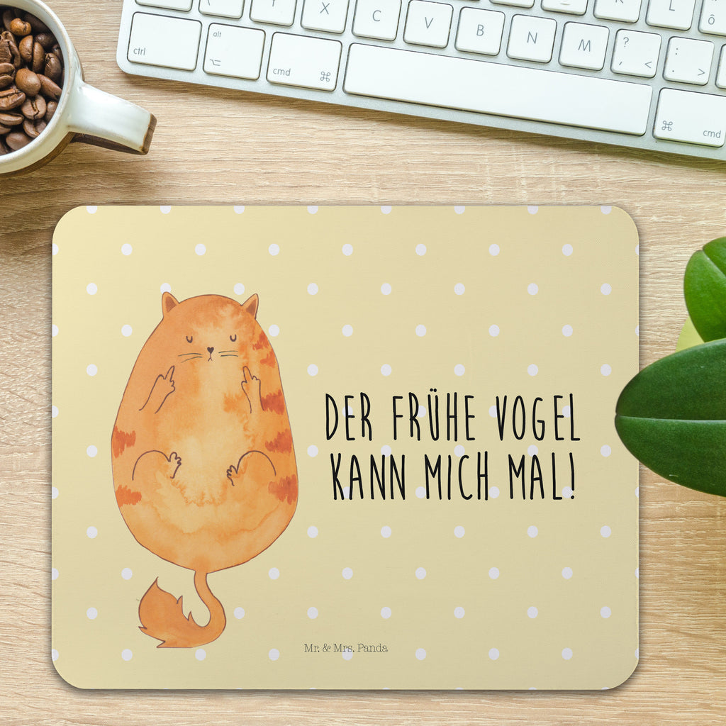 Mauspad Katze Frühaufsteher Mousepad, Computer zubehör, Büroausstattung, PC Zubehör, Arbeitszimmer, Mauspad, Einzigartiges Mauspad, Designer Mauspad, Katze, Katzenmotiv, Katzenfan, Katzendeko, Katzenfreund, Katzenliebhaber, Katzenprodukte, Katzenartikel, Katzenaccessoires, Katzensouvenirs, Katzenliebhaberprodukte, Katzenmotive, Der frühe Vogel kann mich mal, Morgenmuffel, Frühaufsteher, Kaffee, Katzen, Kater, Mietze