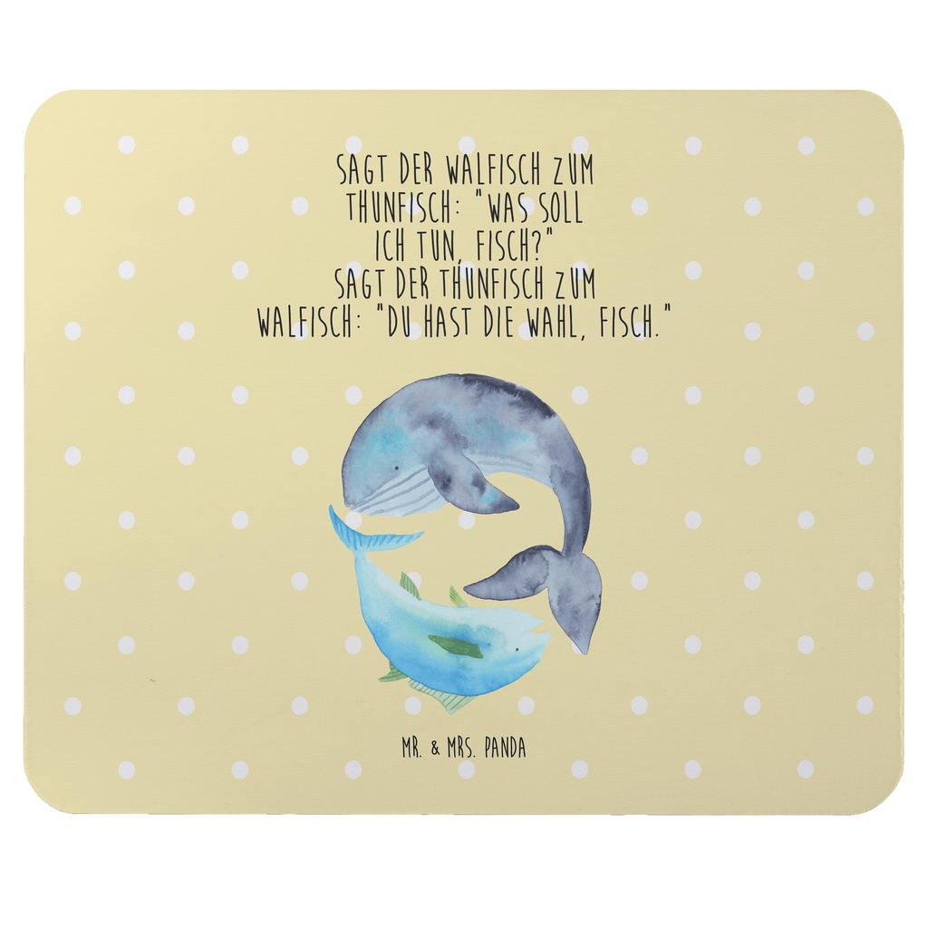 Mauspad Walfisch & Thunfisch Mousepad, Computer zubehör, Büroausstattung, PC Zubehör, Arbeitszimmer, Mauspad, Einzigartiges Mauspad, Designer Mauspad, Tiermotive, Gute Laune, lustige Sprüche, Tiere, Wal, Wahl, Tunfisch, Wortwitz lustig, Spruch lustig, Flachwitz, Witz, Spruch des Tages, Flachwitz Geschenk