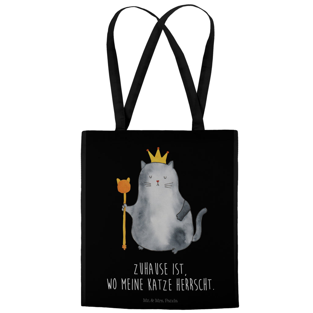 Tragetasche Katzen Koenig Beuteltasche, Beutel, Einkaufstasche, Jutebeutel, Stoffbeutel, Katze, Katzenmotiv, Katzenfan, Katzendeko, Katzenfreund, Katzenliebhaber, Katzenprodukte, Katzenartikel, Katzenaccessoires, Katzensouvenirs, Katzenliebhaberprodukte, Katzenmotive, Katzen, Kater, Mietze, Cat, Cats, Katzenhalter, Katzenbesitzerin, Haustier, König, Königin, Queen, Familie, Mietzhaus, Wohnung, erste eigenen Wohnung, Umzug, Einzug
