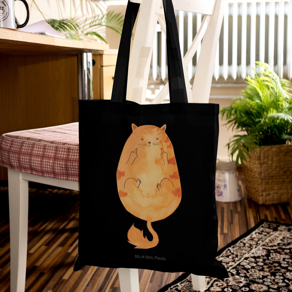 Tragetasche Katze Mittelfinger Beuteltasche, Beutel, Einkaufstasche, Jutebeutel, Stoffbeutel, Katze, Katzenmotiv, Katzenfan, Katzendeko, Katzenfreund, Katzenliebhaber, Katzenprodukte, Katzenartikel, Katzenaccessoires, Katzensouvenirs, Katzenliebhaberprodukte, Katzenmotive, Katzen, Kater, Mietze, Cat, Cats
