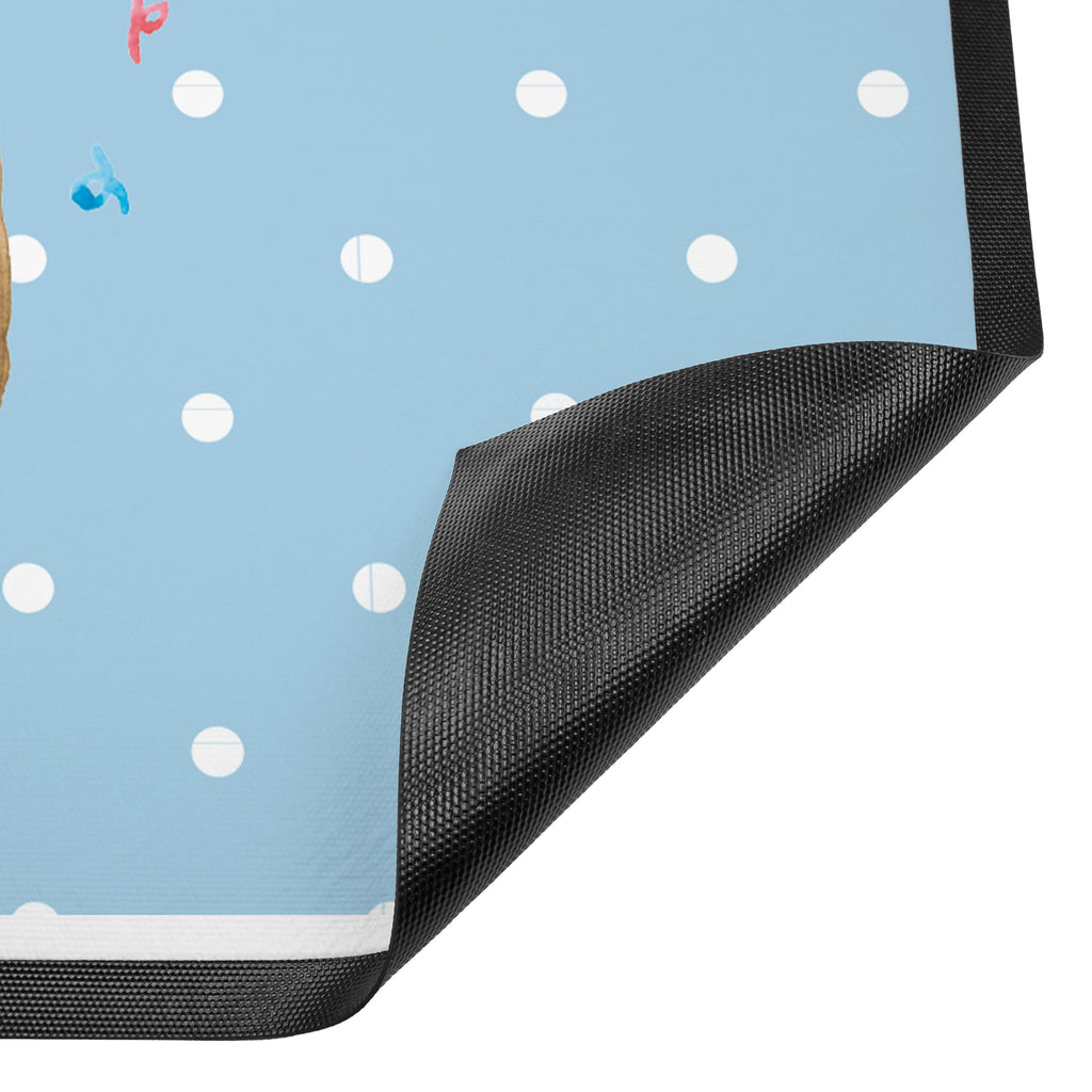 Fußmatte Bär Party Geburtstag, Geburtstagsgeschenk, Geschenk, Party, Feiern, Abfeiern, Mitbringsel, Gute Laune, Lustig Türvorleger, Schmutzmatte, Fußabtreter, Matte, Schmutzfänger, Fußabstreifer, Schmutzfangmatte, Türmatte, Motivfußmatte,  Haustürmatte, Vorleger  Bär, Teddy, Teddybär