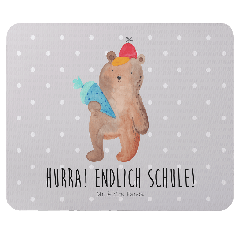 Mauspad Bär mit Schultüte Mousepad, Computer zubehör, Büroausstattung, PC Zubehör, Arbeitszimmer, Mauspad, Einzigartiges Mauspad, Designer Mauspad, Bär, Teddy, Teddybär, Bär Motiv, Schultüte, Erster Schultag Geschenk, Einschulung Geschenk, Schule Geschenk, Grundschule, Schulanfang, Schulbeginn