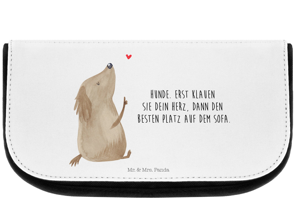 Kosmetiktasche Hund Liebe Kosmetikbeutel, Kulturtasche, Kulturbeutel, Schminktasche, Make-Up Tasche, Hund, Hundemotiv, Haustier, Hunderasse, Tierliebhaber, Hundebesitzer, Sprüche, Liebe, Hundeglück, Hundeliebe, Hunde, Frauchen