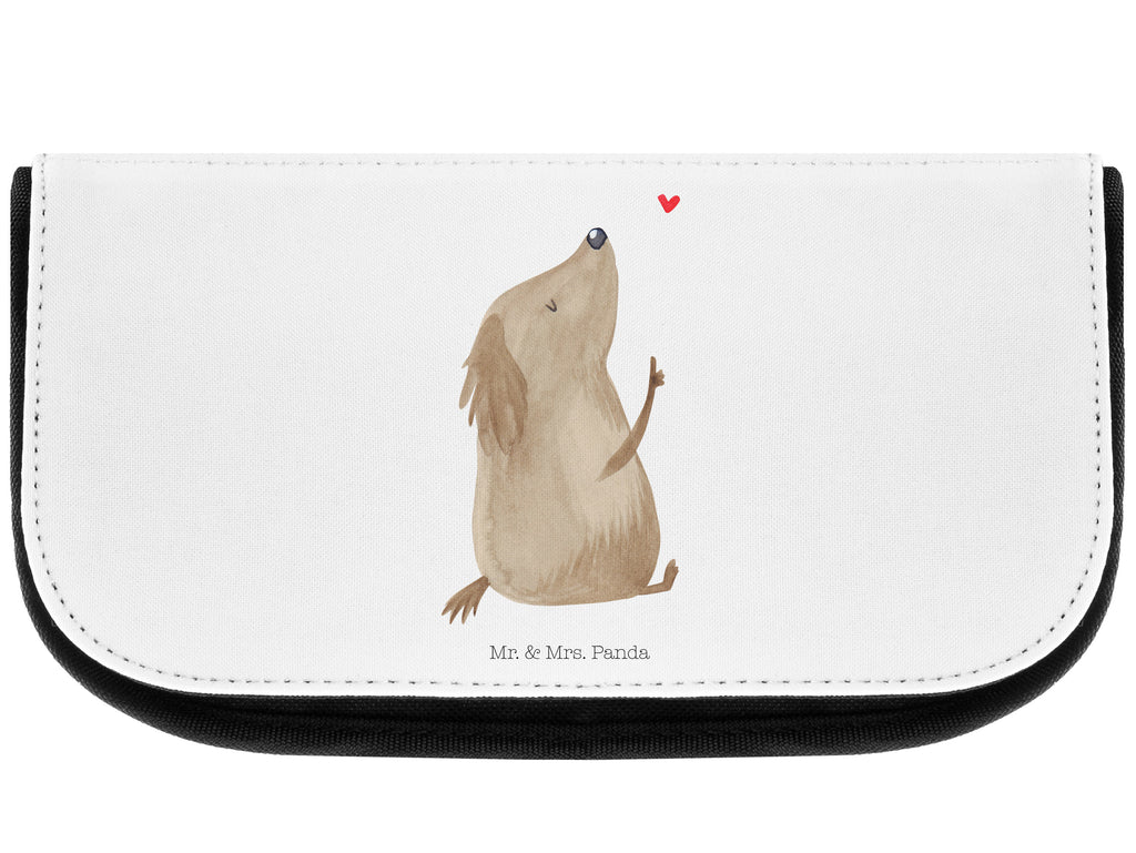 Kosmetiktasche Hund Liebe Kosmetikbeutel, Kulturtasche, Kulturbeutel, Schminktasche, Make-Up Tasche, Hund, Hundemotiv, Haustier, Hunderasse, Tierliebhaber, Hundebesitzer, Sprüche, Liebe, Hundeglück, Hundeliebe, Hunde, Frauchen