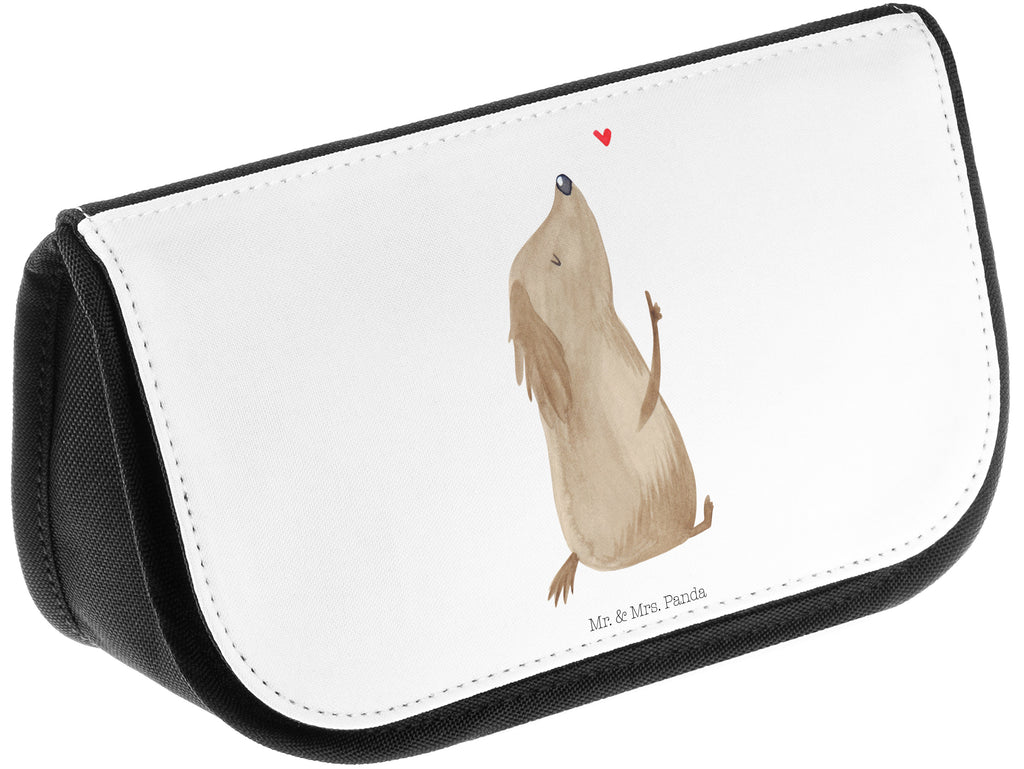Kosmetiktasche Hund Liebe Kosmetikbeutel, Kulturtasche, Kulturbeutel, Schminktasche, Make-Up Tasche, Hund, Hundemotiv, Haustier, Hunderasse, Tierliebhaber, Hundebesitzer, Sprüche, Liebe, Hundeglück, Hundeliebe, Hunde, Frauchen