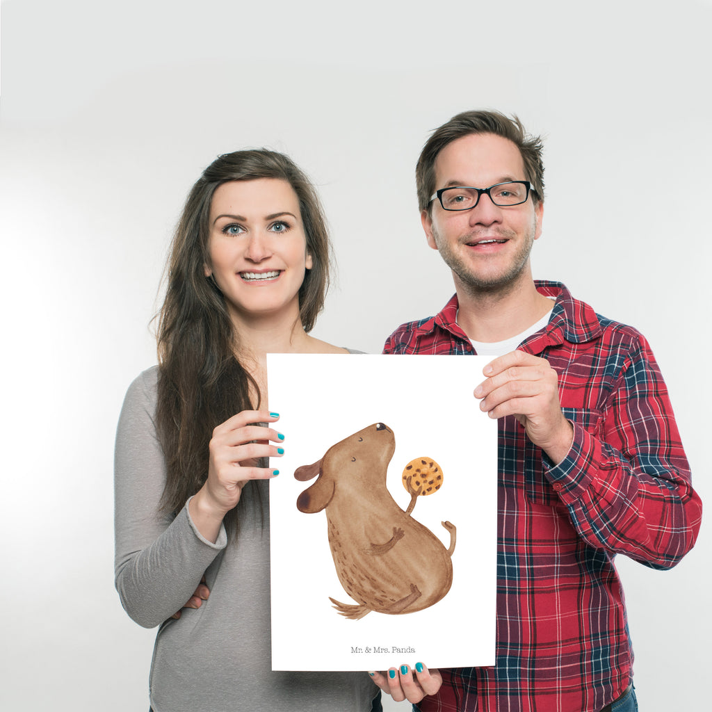 Poster Hund Keks Poster, Wandposter, Bild, Wanddeko, Küchenposter, Kinderposter, Wanddeko Bild, Raumdekoration, Wanddekoration, Handgemaltes Poster, Mr. & Mrs. Panda Poster, Designposter, Kunstdruck, Posterdruck, Hund, Hundemotiv, Haustier, Hunderasse, Tierliebhaber, Hundebesitzer, Sprüche, Hundekekse, Leckerli, Hundeleckerli, Hundesnacks