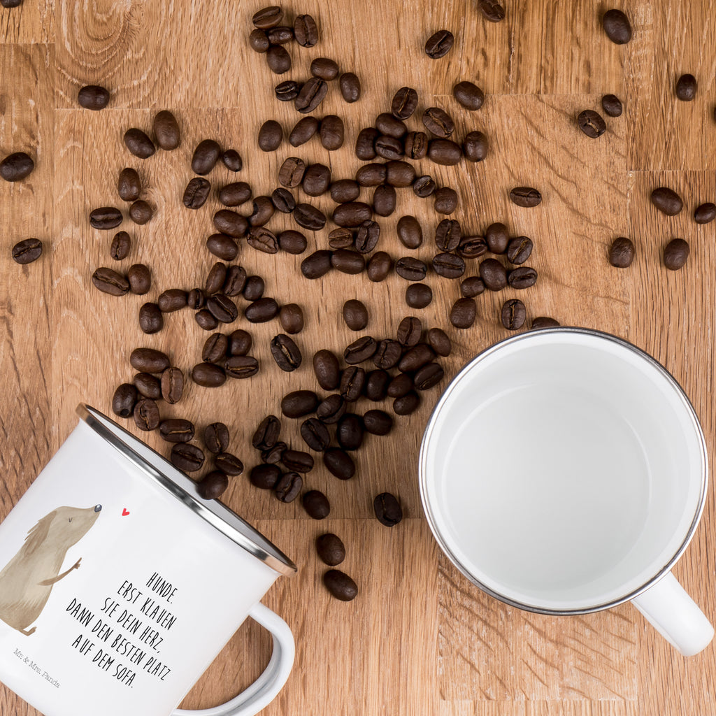 Camping Emaille Tasse Hund Liebe Campingtasse, Trinkbecher, Metalltasse, Outdoor Tasse, Emaille Trinkbecher, Blechtasse Outdoor, Emaille Campingbecher, Edelstahl Trinkbecher, Metalltasse für Camping, Kaffee Blechtasse, Camping Tasse Metall, Hund, Hundemotiv, Haustier, Hunderasse, Tierliebhaber, Hundebesitzer, Sprüche, Liebe, Hundeglück, Hundeliebe, Hunde, Frauchen