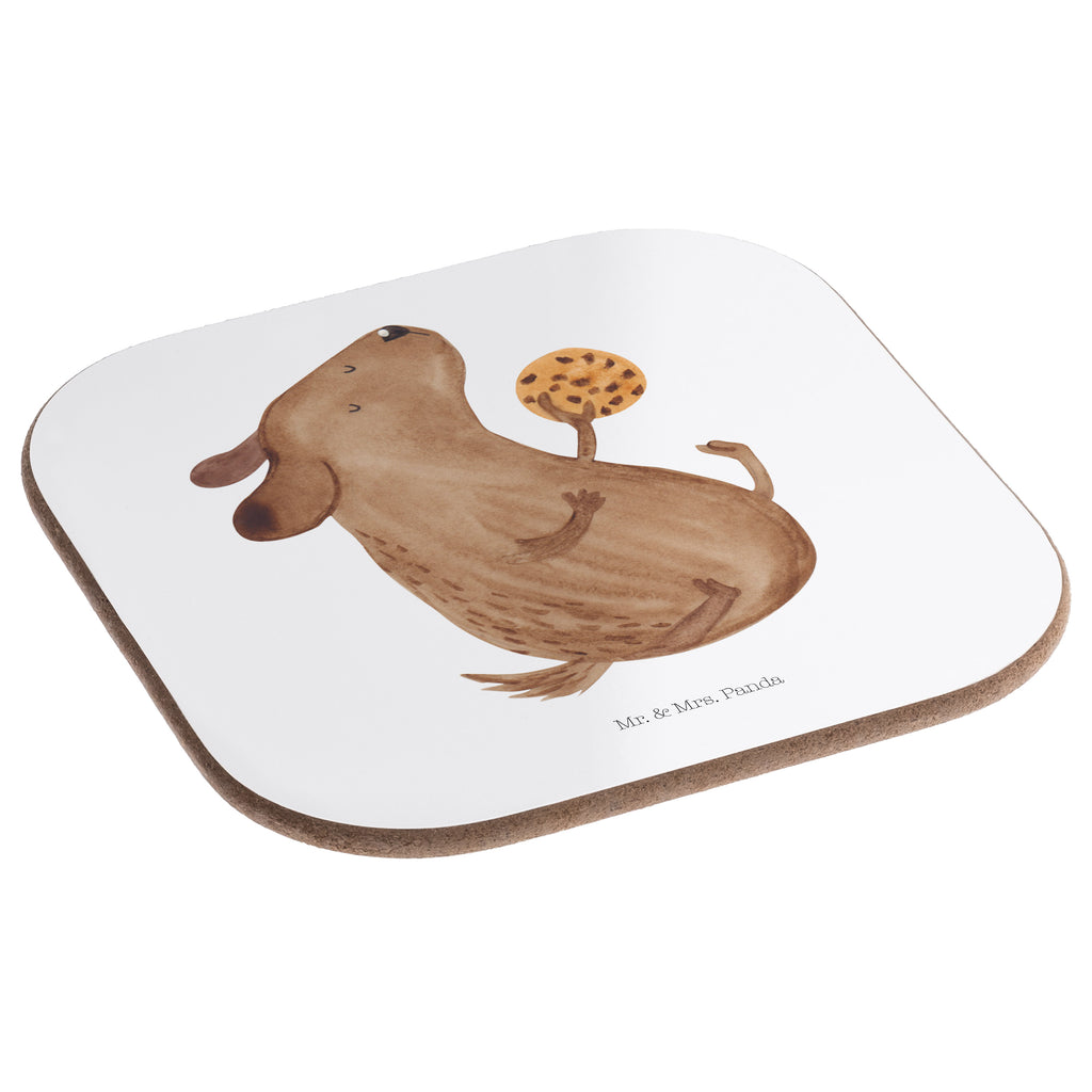 Quadratische Untersetzer Hund Keks Bierdeckel, Glasuntersetzer, Untersetzer Gläser, Getränkeuntersetzer, Hund, Hundemotiv, Haustier, Hunderasse, Tierliebhaber, Hundebesitzer, Sprüche, Hundekekse, Leckerli, Hundeleckerli, Hundesnacks