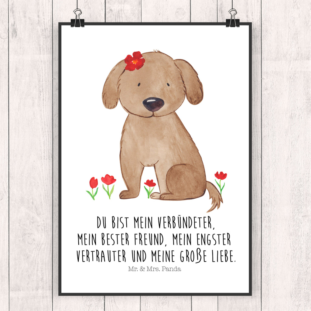 Poster Hund Hundedame Poster, Wandposter, Bild, Wanddeko, Küchenposter, Kinderposter, Wanddeko Bild, Raumdekoration, Wanddekoration, Handgemaltes Poster, Mr. & Mrs. Panda Poster, Designposter, Kunstdruck, Posterdruck, Hund, Hundemotiv, Haustier, Hunderasse, Tierliebhaber, Hundebesitzer, Sprüche, Hunde, Hundeliebe, Hundeglück, Liebe, Frauchen