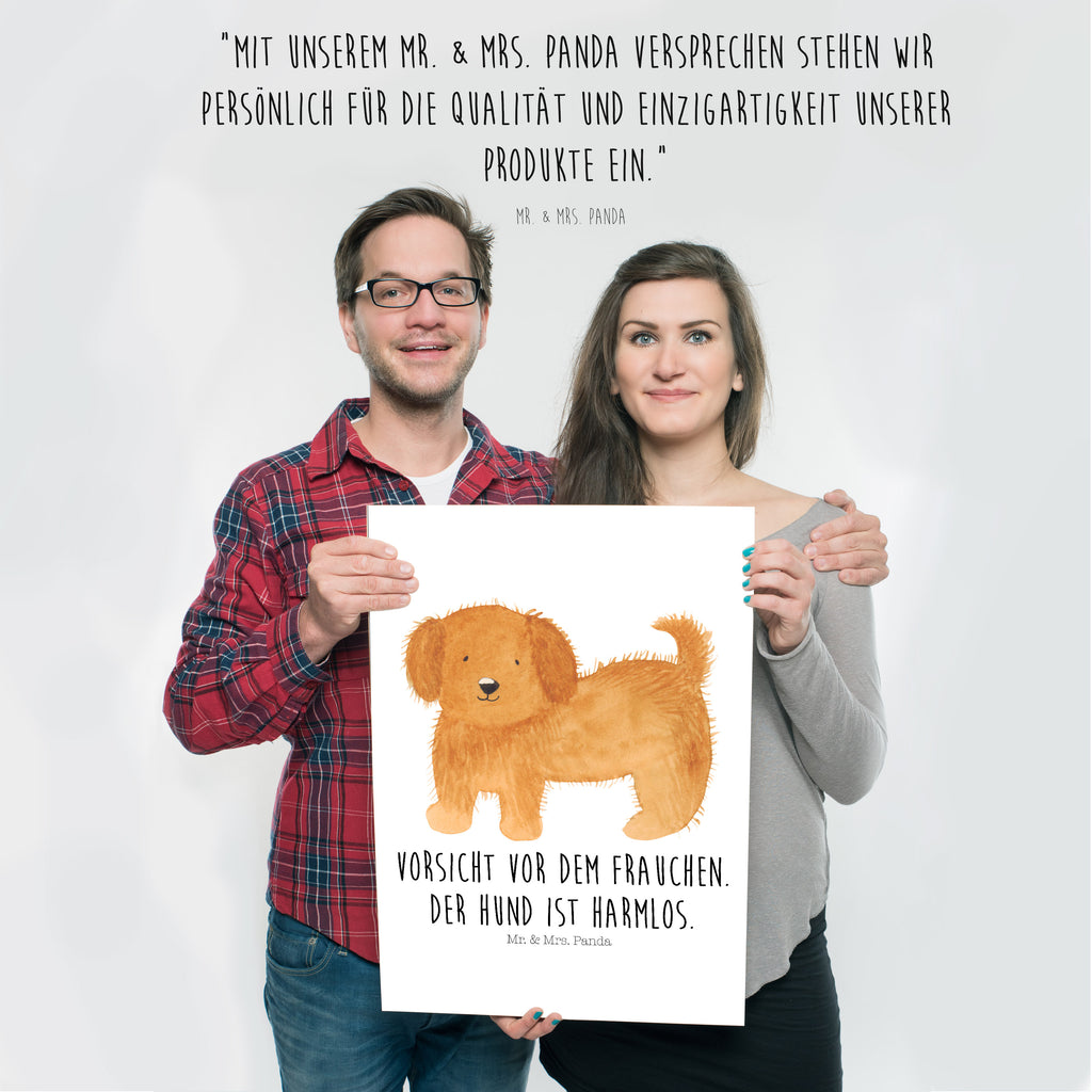 Poster Hund flauschig Poster, Wandposter, Bild, Wanddeko, Küchenposter, Kinderposter, Wanddeko Bild, Raumdekoration, Wanddekoration, Handgemaltes Poster, Mr. & Mrs. Panda Poster, Designposter, Kunstdruck, Posterdruck, Hund, Hundemotiv, Haustier, Hunderasse, Tierliebhaber, Hundebesitzer, Sprüche, Hunde, Frauchen, Hundemama, Hundeliebe