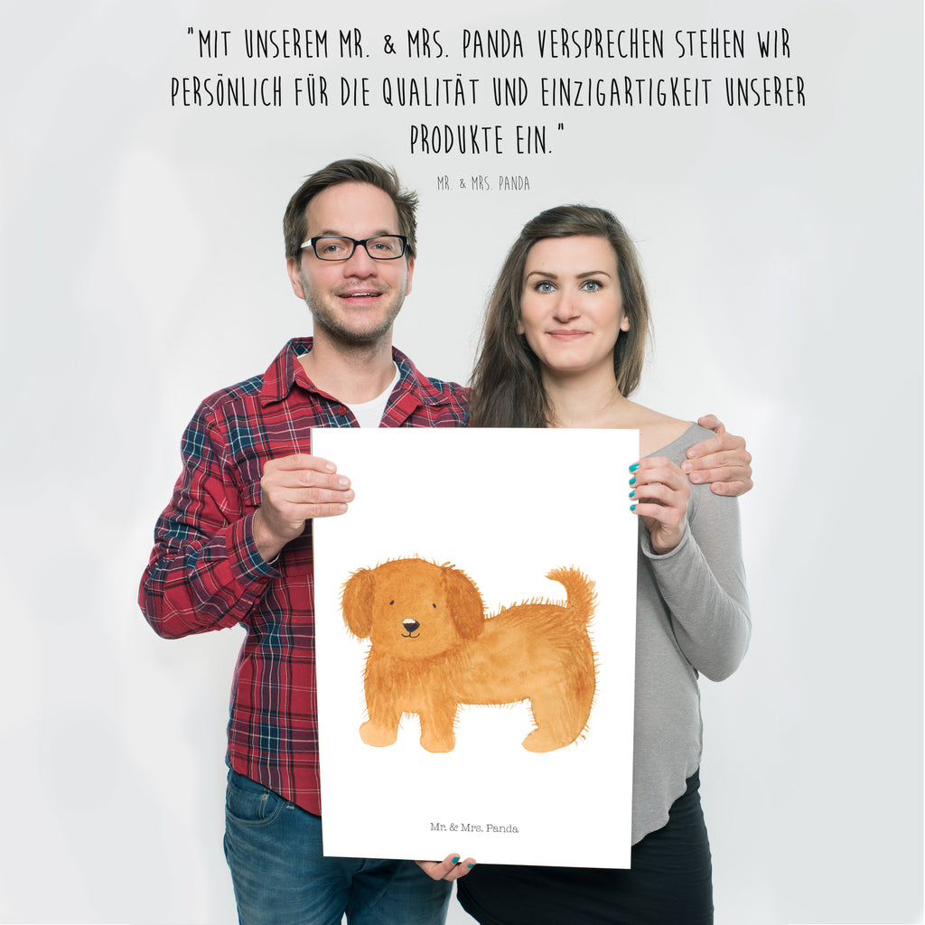 Poster Hund flauschig Poster, Wandposter, Bild, Wanddeko, Küchenposter, Kinderposter, Wanddeko Bild, Raumdekoration, Wanddekoration, Handgemaltes Poster, Mr. & Mrs. Panda Poster, Designposter, Kunstdruck, Posterdruck, Hund, Hundemotiv, Haustier, Hunderasse, Tierliebhaber, Hundebesitzer, Sprüche, Hunde, Frauchen, Hundemama, Hundeliebe