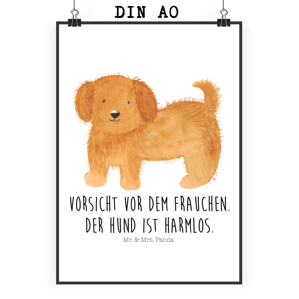Poster Hund flauschig Poster, Wandposter, Bild, Wanddeko, Küchenposter, Kinderposter, Wanddeko Bild, Raumdekoration, Wanddekoration, Handgemaltes Poster, Mr. & Mrs. Panda Poster, Designposter, Kunstdruck, Posterdruck, Hund, Hundemotiv, Haustier, Hunderasse, Tierliebhaber, Hundebesitzer, Sprüche, Hunde, Frauchen, Hundemama, Hundeliebe