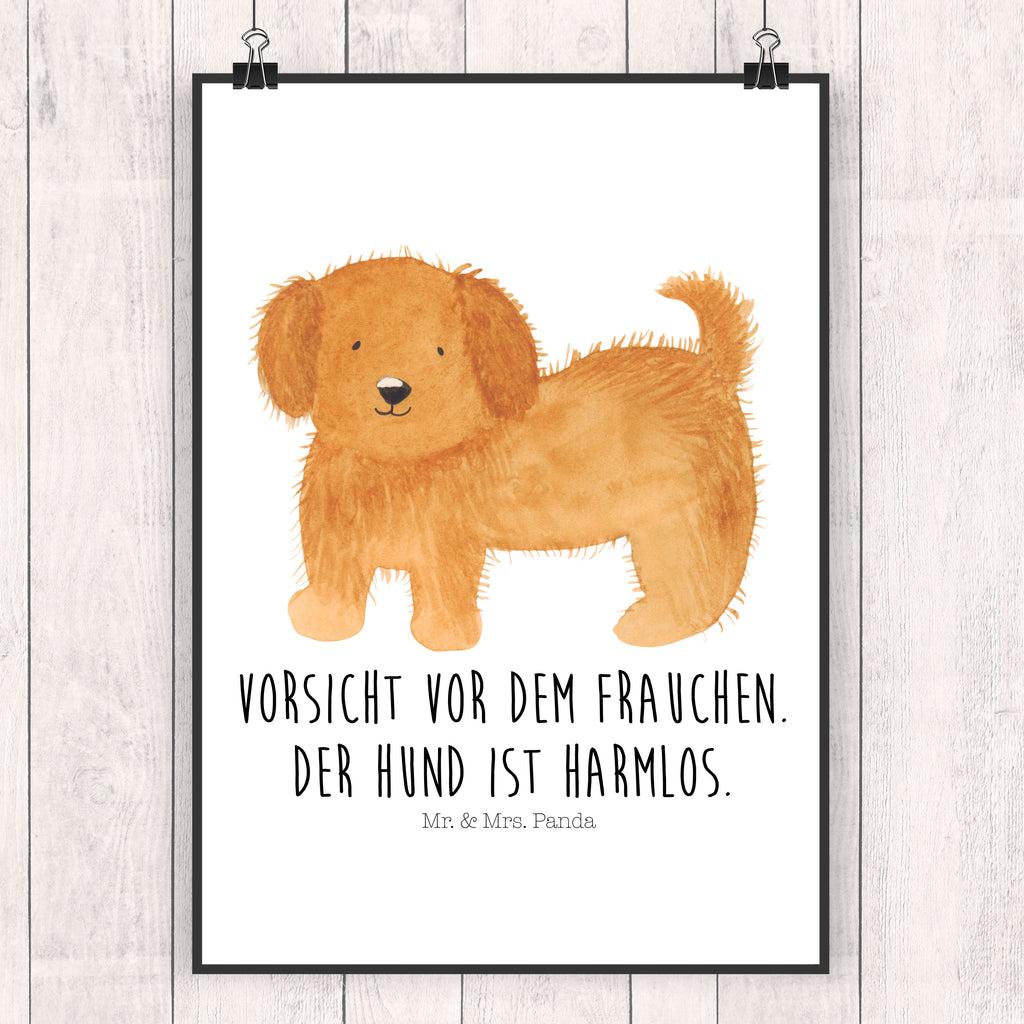 Poster Hund flauschig Poster, Wandposter, Bild, Wanddeko, Küchenposter, Kinderposter, Wanddeko Bild, Raumdekoration, Wanddekoration, Handgemaltes Poster, Mr. & Mrs. Panda Poster, Designposter, Kunstdruck, Posterdruck, Hund, Hundemotiv, Haustier, Hunderasse, Tierliebhaber, Hundebesitzer, Sprüche, Hunde, Frauchen, Hundemama, Hundeliebe