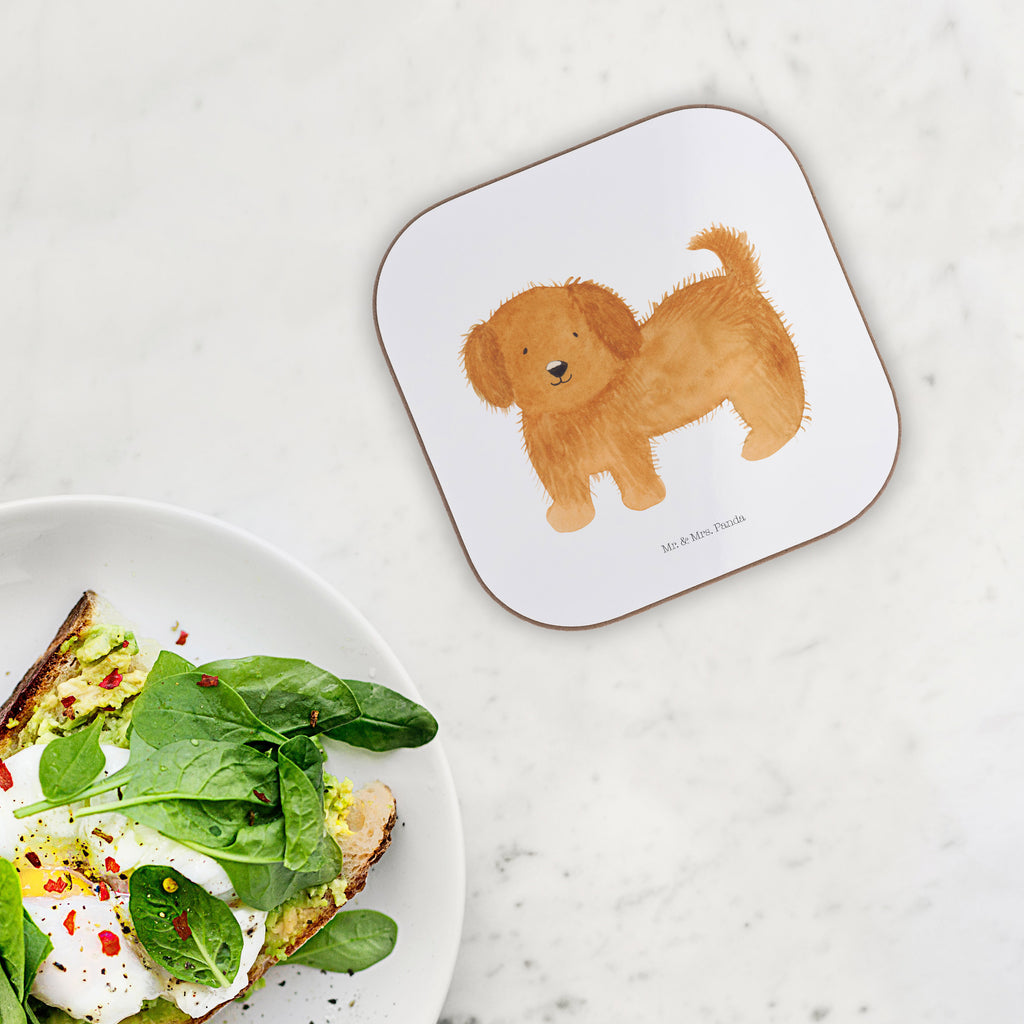 Quadratische Untersetzer Hund flauschig Bierdeckel, Glasuntersetzer, Untersetzer Gläser, Getränkeuntersetzer, Hund, Hundemotiv, Haustier, Hunderasse, Tierliebhaber, Hundebesitzer, Sprüche, Hunde, Frauchen, Hundemama, Hundeliebe