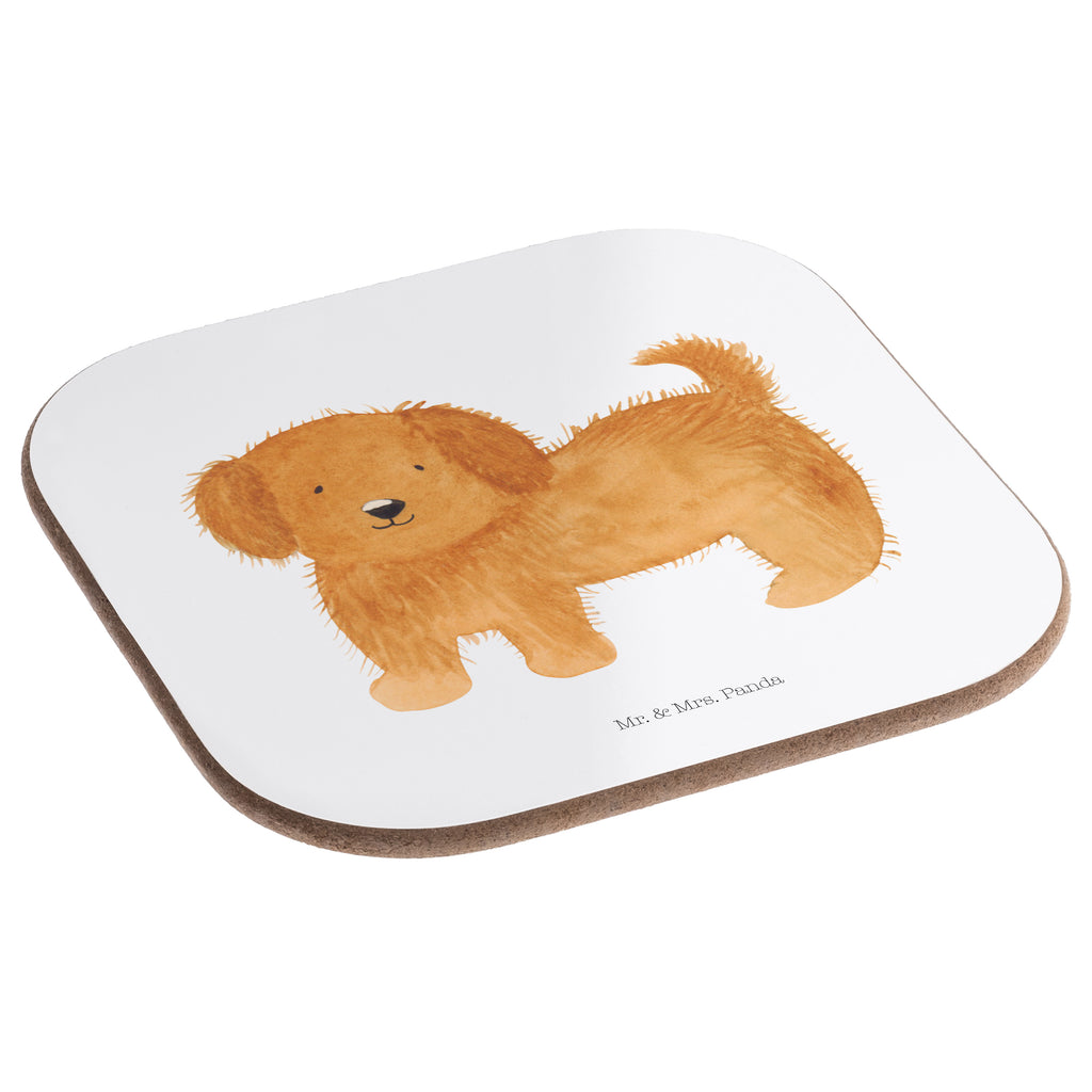 Quadratische Untersetzer Hund flauschig Bierdeckel, Glasuntersetzer, Untersetzer Gläser, Getränkeuntersetzer, Hund, Hundemotiv, Haustier, Hunderasse, Tierliebhaber, Hundebesitzer, Sprüche, Hunde, Frauchen, Hundemama, Hundeliebe