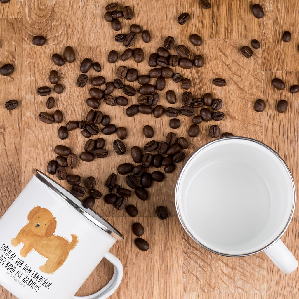 Camping Emaille Tasse Hund flauschig Campingtasse, Trinkbecher, Metalltasse, Outdoor Tasse, Emaille Trinkbecher, Blechtasse Outdoor, Emaille Campingbecher, Edelstahl Trinkbecher, Metalltasse für Camping, Kaffee Blechtasse, Camping Tasse Metall, Hund, Hundemotiv, Haustier, Hunderasse, Tierliebhaber, Hundebesitzer, Sprüche, Hunde, Frauchen, Hundemama, Hundeliebe