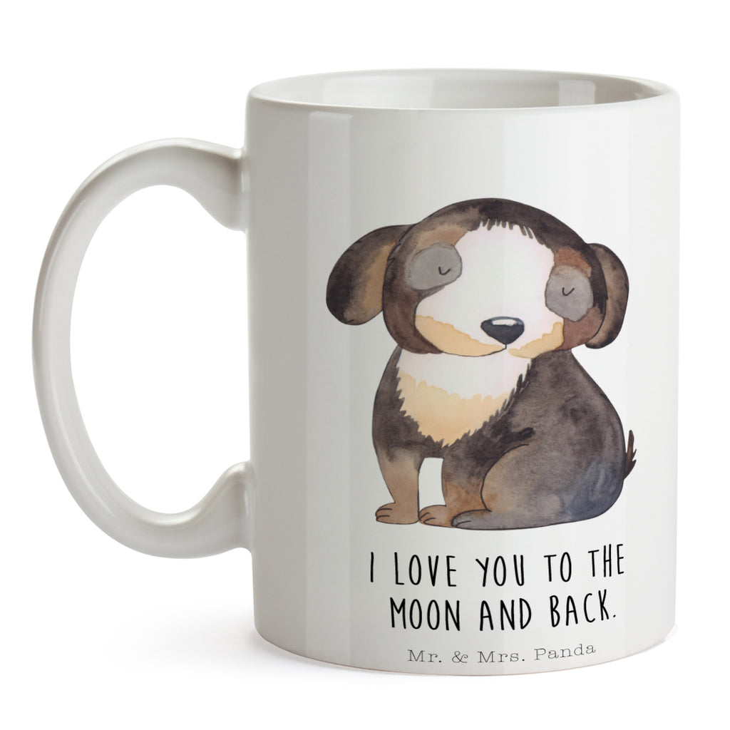 Tasse Hund entspannt Hund, schwarzer Hund, Hundeliebe, Liebe, Hundeglück Becher, Kaffeetasse, Kaffeebecher, Tee, Frühstück, Büro  Hund, Hundemotiv, Haustier, Hunderasse, Tierliebhaber, Hundebesitzer, Sprüche