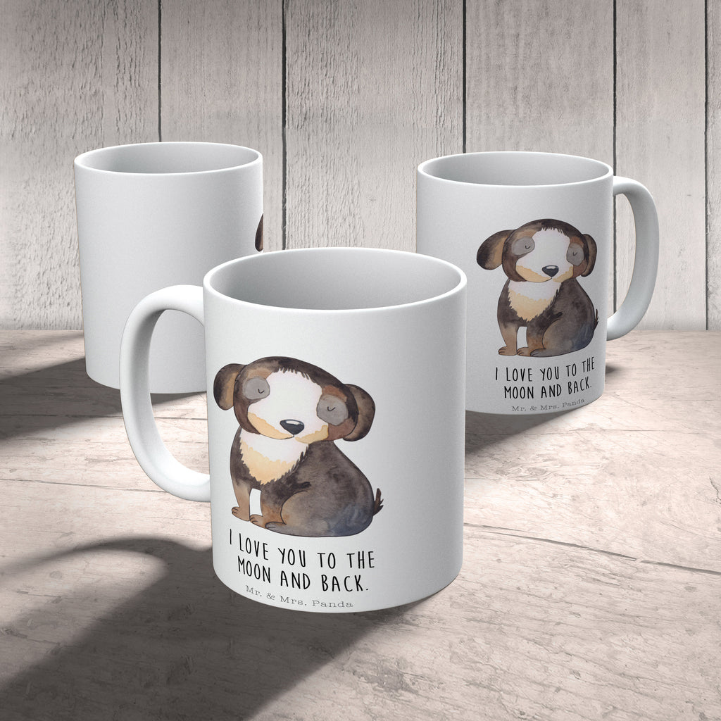 Tasse Hund entspannt Hund, schwarzer Hund, Hundeliebe, Liebe, Hundeglück Becher, Kaffeetasse, Kaffeebecher, Tee, Frühstück, Büro  Hund, Hundemotiv, Haustier, Hunderasse, Tierliebhaber, Hundebesitzer, Sprüche