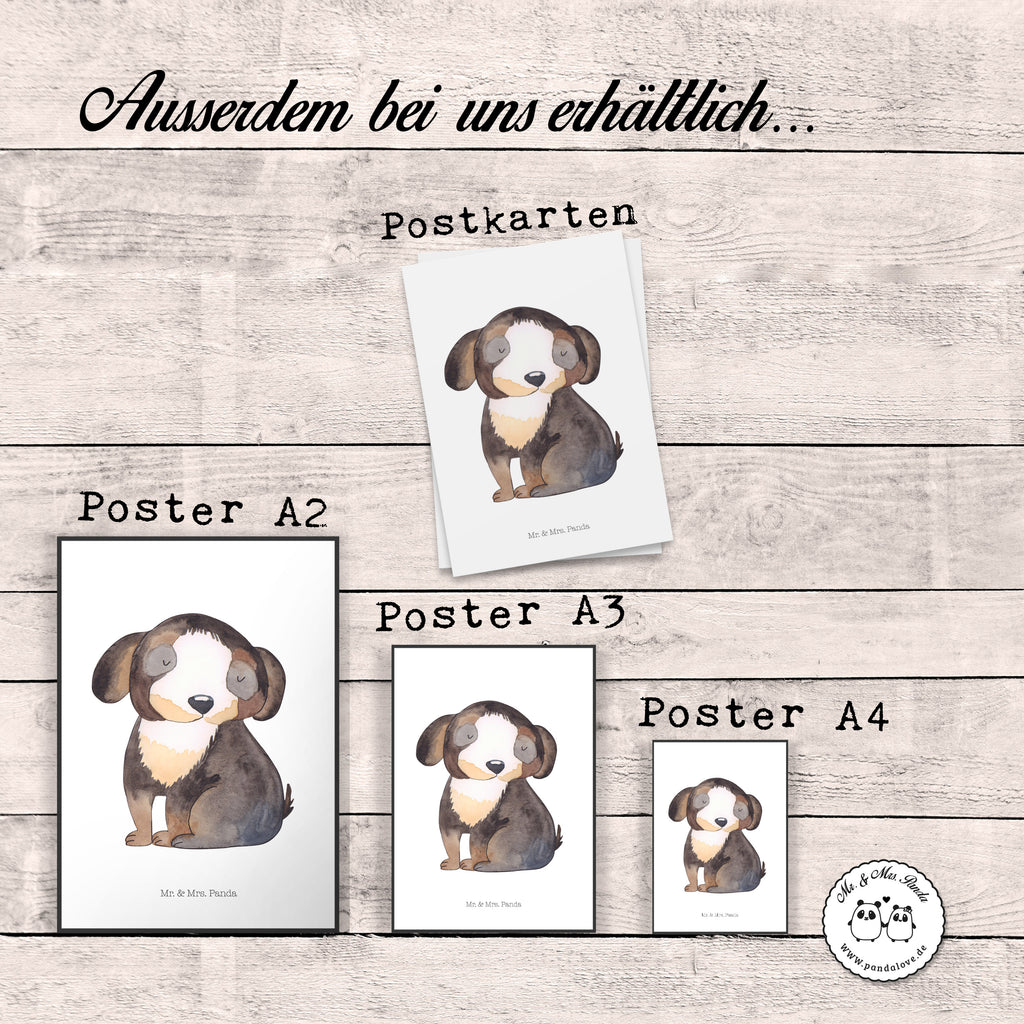 Poster Hund entspannt Poster, Wandposter, Bild, Wanddeko, Küchenposter, Kinderposter, Wanddeko Bild, Raumdekoration, Wanddekoration, Handgemaltes Poster, Mr. & Mrs. Panda Poster, Designposter, Kunstdruck, Posterdruck, Hund, Hundemotiv, Haustier, Hunderasse, Tierliebhaber, Hundebesitzer, Sprüche, schwarzer Hund, Hundeliebe, Liebe, Hundeglück
