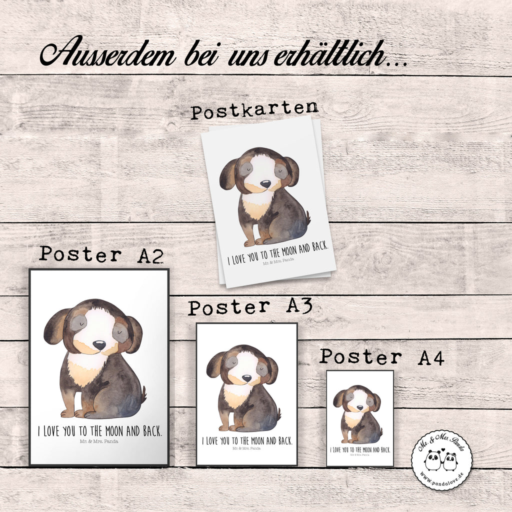 Poster Hund entspannt Poster, Wandposter, Bild, Wanddeko, Küchenposter, Kinderposter, Wanddeko Bild, Raumdekoration, Wanddekoration, Handgemaltes Poster, Mr. & Mrs. Panda Poster, Designposter, Kunstdruck, Posterdruck, Hund, Hundemotiv, Haustier, Hunderasse, Tierliebhaber, Hundebesitzer, Sprüche, schwarzer Hund, Hundeliebe, Liebe, Hundeglück