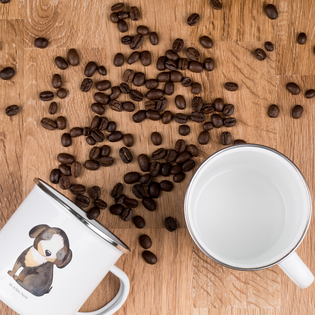 Camping Emaille Tasse Hund entspannt Campingtasse, Trinkbecher, Metalltasse, Outdoor Tasse, Emaille Trinkbecher, Blechtasse Outdoor, Emaille Campingbecher, Edelstahl Trinkbecher, Metalltasse für Camping, Kaffee Blechtasse, Camping Tasse Metall, Hund, Hundemotiv, Haustier, Hunderasse, Tierliebhaber, Hundebesitzer, Sprüche, schwarzer Hund, Hundeliebe, Liebe, Hundeglück