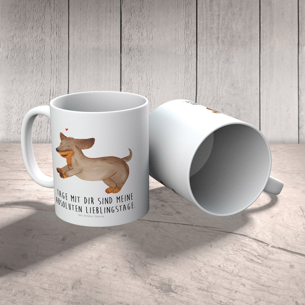Kindertasse Hund Dackel fröhlich Kunststoff Tasse, Kindergarten, Tasse, Trinkbecher, Camping Becher, Kaffeetasse, Kunststoffbecher, Kindergartenbecher, Outdoorgeschirr, Kunststoffgeschirr, Reisebecher, Reisetasse, Kinderbecher, Hund, Hundemotiv, Haustier, Hunderasse, Tierliebhaber, Hundebesitzer, Sprüche, Hunde, Dackel, Dachshund, happy dog