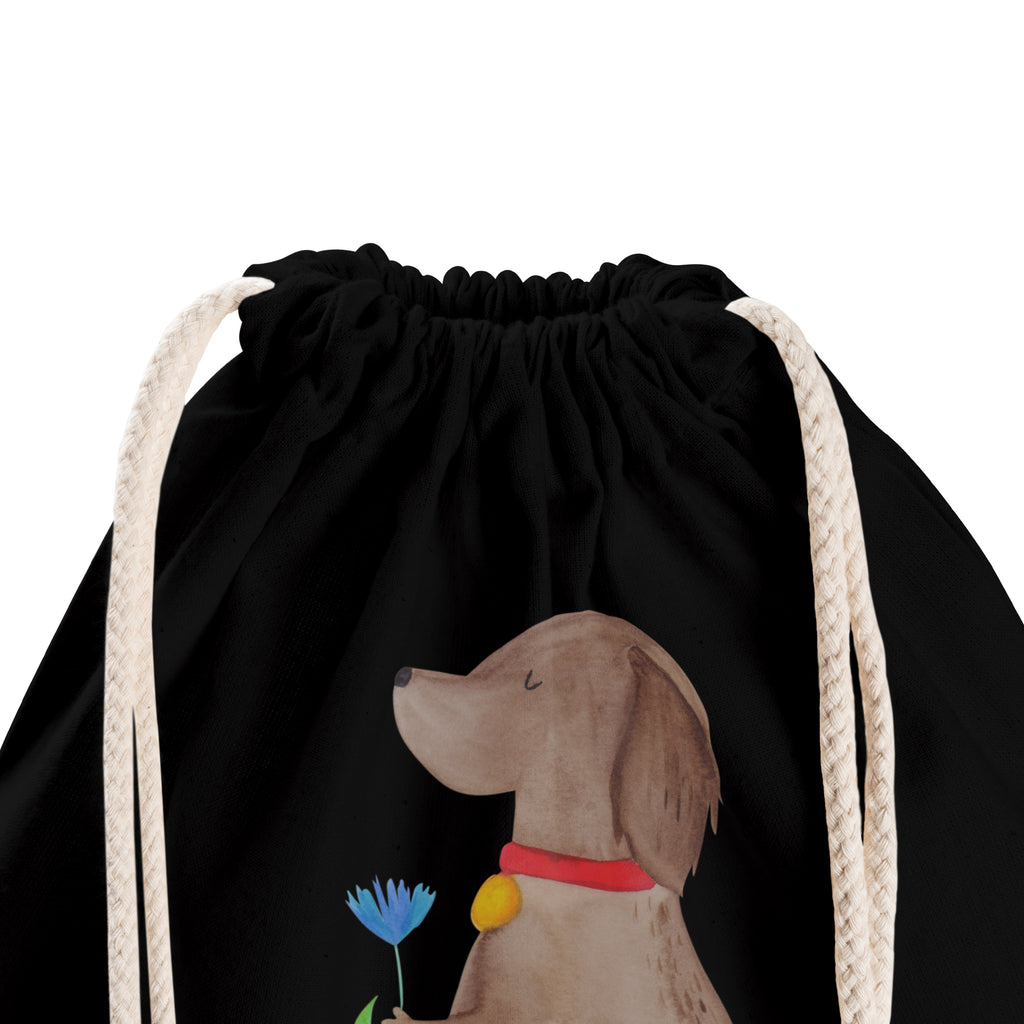 Sportbeutel Hund Blume Turnbeutel, Beutel, Sporttasche, Tasche, Stoffbeutel, Hund, Hundemotiv, Haustier, Hunderasse, Tierliebhaber, Hundebesitzer, Sprüche, Hunde, Frauchen, Hundeliebe