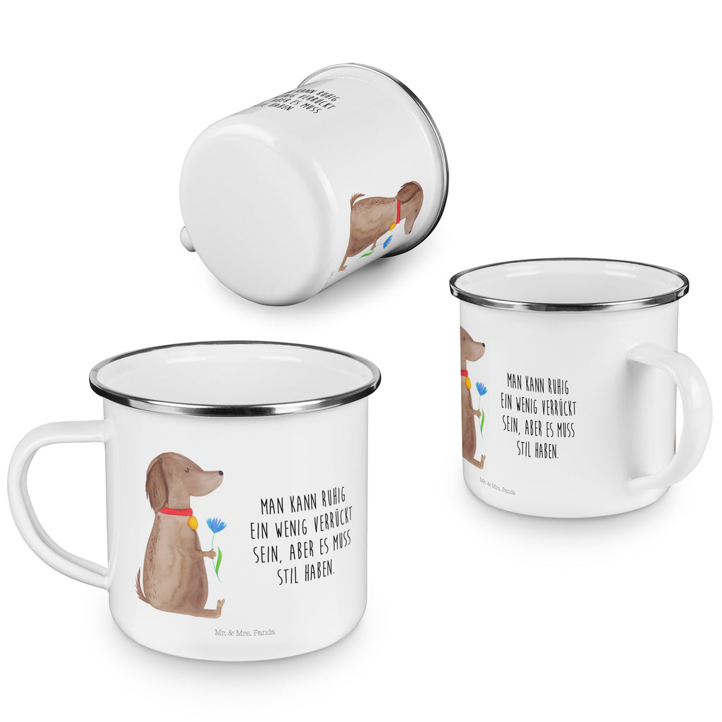 Camping Emaille Tasse Hund Blume Campingtasse, Trinkbecher, Metalltasse, Outdoor Tasse, Emaille Trinkbecher, Blechtasse Outdoor, Emaille Campingbecher, Edelstahl Trinkbecher, Metalltasse für Camping, Kaffee Blechtasse, Camping Tasse Metall, Hund, Hundemotiv, Haustier, Hunderasse, Tierliebhaber, Hundebesitzer, Sprüche, Hunde, Frauchen, Hundeliebe