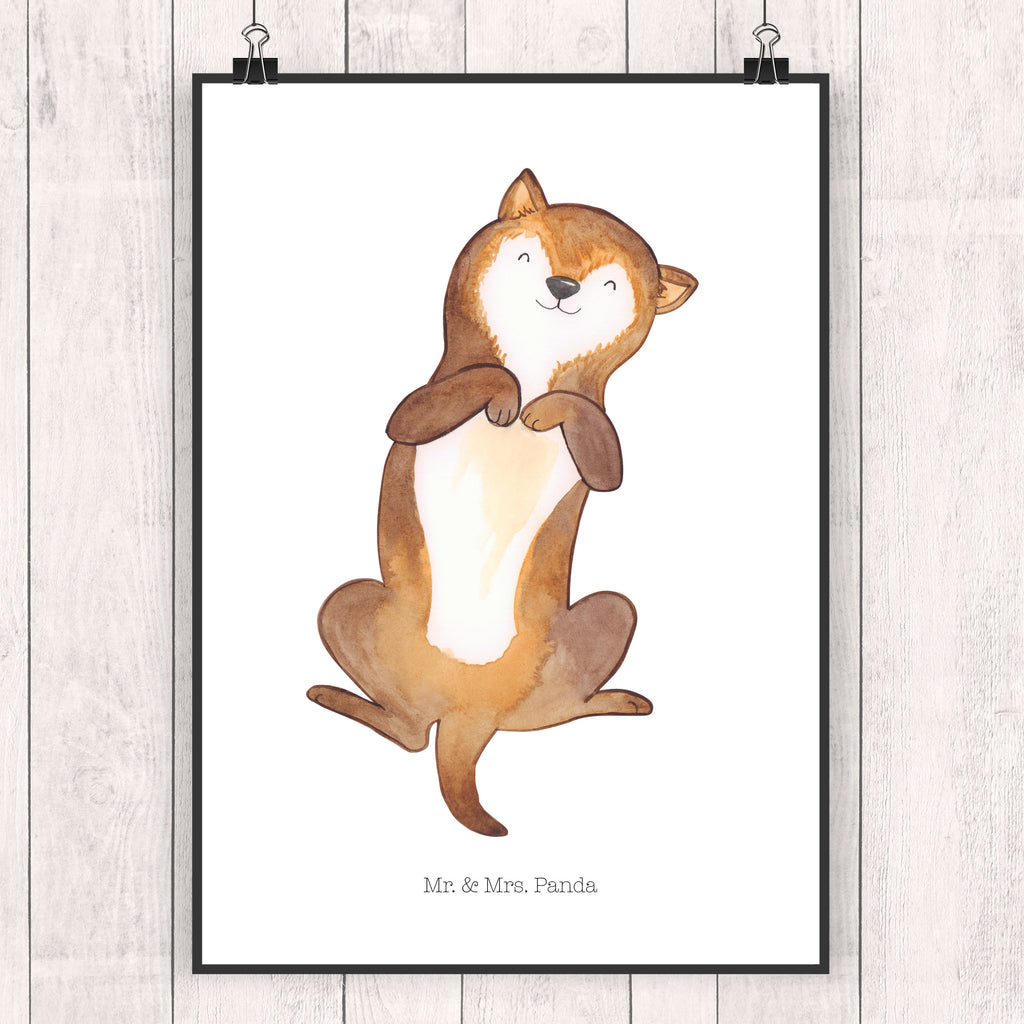 Poster Hund Bauchkraulen Poster, Wandposter, Bild, Wanddeko, Küchenposter, Kinderposter, Wanddeko Bild, Raumdekoration, Wanddekoration, Handgemaltes Poster, Mr. & Mrs. Panda Poster, Designposter, Kunstdruck, Posterdruck, Hund, Hundemotiv, Haustier, Hunderasse, Tierliebhaber, Hundebesitzer, Sprüche, Hunde, Hundeliebe, Hundewelpe, Bauchkraulen